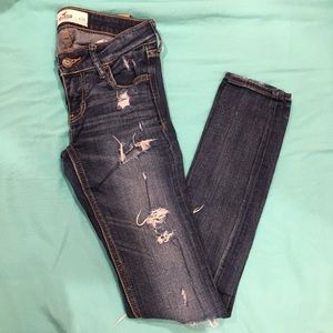 Hollister ripped jeans